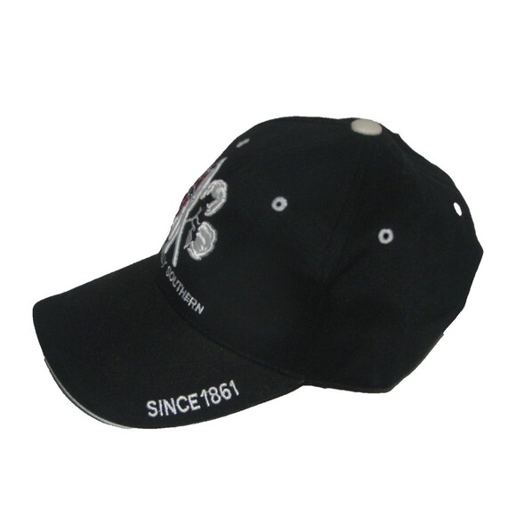 Universal Apparel Naturally Southern Black Baseball Hat Cap Adjustable One Size - Picture 2 of 3